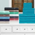 thumbnail image 6 of BNM Egyptian Cotton Solid Bath Towels, Set of 4, Smoked Pearl, 6 of 7