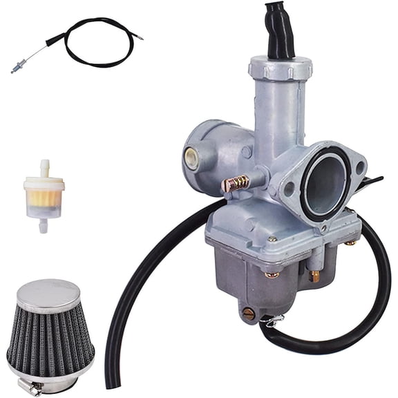 SEBLAFF Carburetor & Throttle Cable Air Filter Replacement for Honda CB125S XR100 CRF100F XL100S Carb