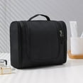 thumbnail image 3 of Hanging Travel Toiletry Bag for Women and Men, Waterproof Makeup Bag Organizer for Cosmetics, Black, 3 of 6
