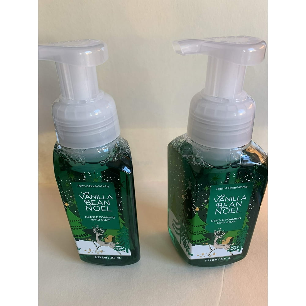 Bath & Body Works Vanilla Bean Noel Hand Soap Pack of 2 Gentle