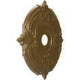thumbnail image 2 of Ekena Millwork 22"OD x 3 1/2"ID x 1"P Attica Thermoformed PVC Ceiling Medallion (Fits Canopies up to 7 3/4"), Metallic Champagne Bronze, 2 of 10