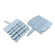 thumbnail image 5 of PP valla imitación piedra plástico planta borde plegable patio jardinería césped decoración, 20 piezas Inevent HA002795-02B, 5 of 6