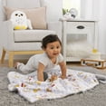 thumbnail image 4 of Warner Brothers Harry Potter White, Gold, and Red Sherpa Baby Blanket, Reversible, 4 of 5