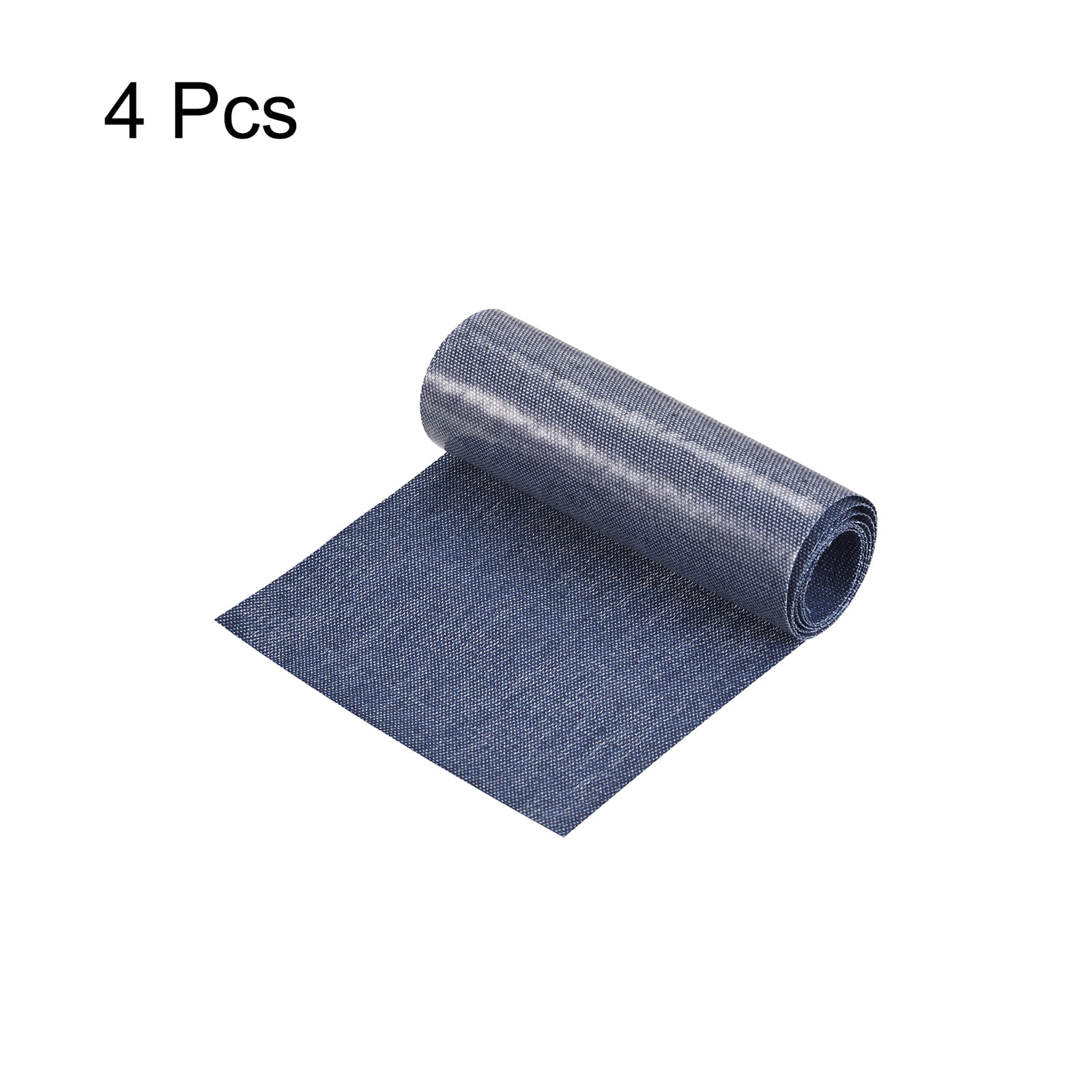 4 Roll 4x20/10x51cm Jeans Denim Patches Iron On Elbow Knee