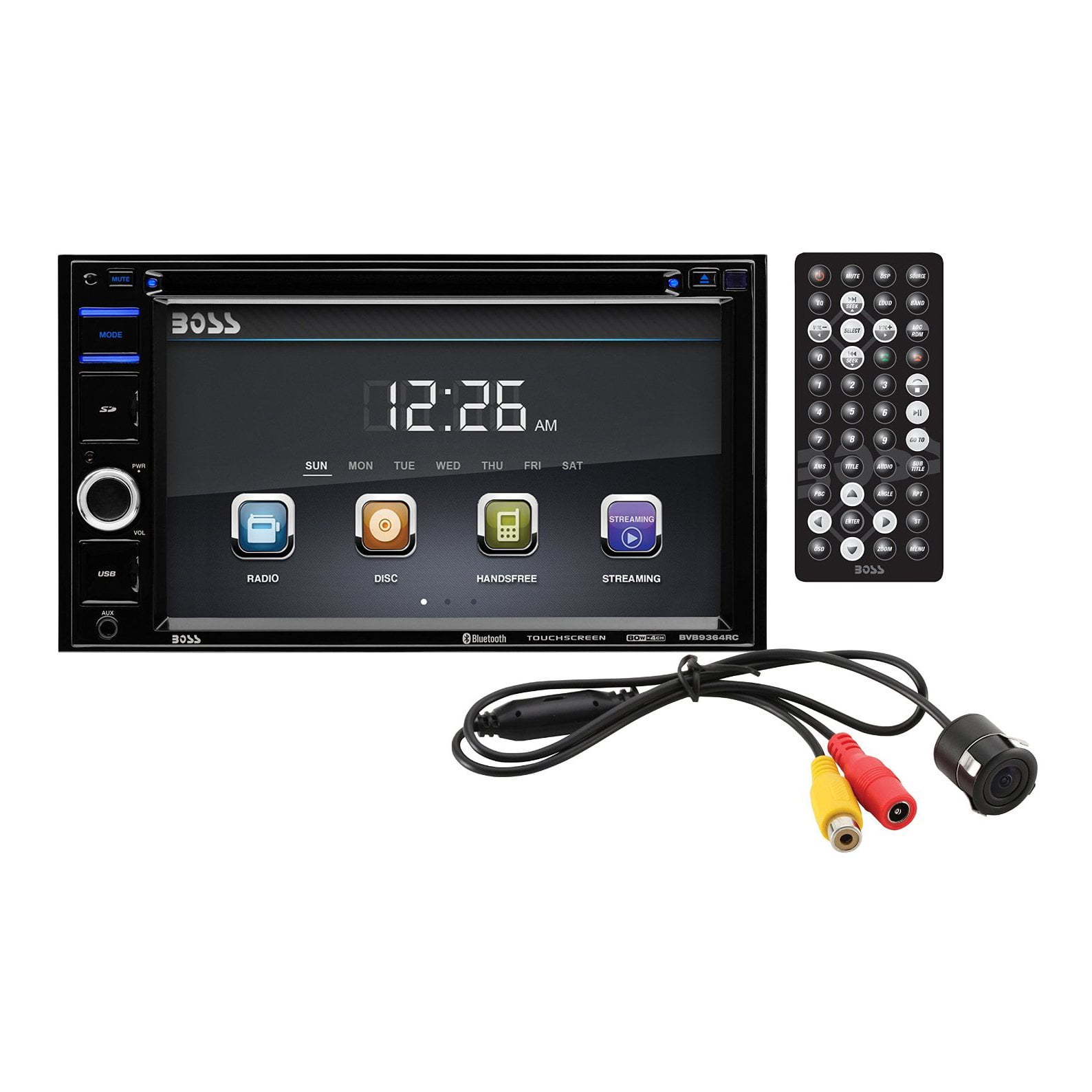 Complete Boss BV9351B Double DIN Bluetooth InDash Car Audio Stereo
