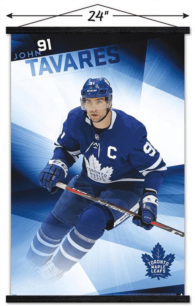 NHL Toronto Maple Leafs - John Tavares 19 Wall Poster with Magnetic Frame, 22.375" x 34"
