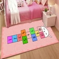 thumbnail image 5 of Hopscotch Kids Rug, Hop And Count - Fun and Educational, Durable Woven Anti Slip Floor Carpet, Kid’s Floor Play Mat for Bedroom, Nursery, Classroom, Sturdy, Gift for Girls & Boys, 5 of 10
