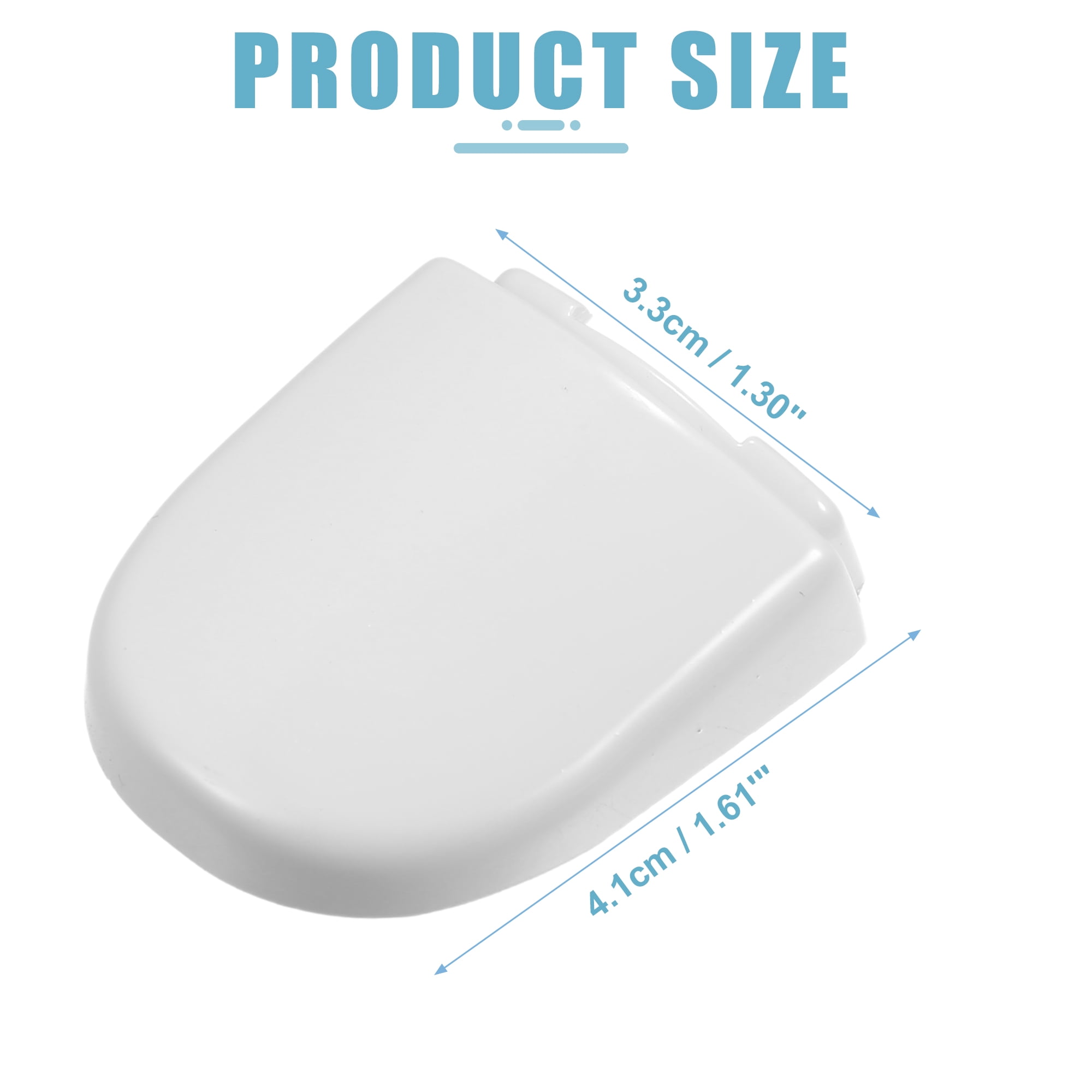 Unique Bargains Exterior Door Handle Lock Cap White for Volkswagen Beetle