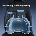 thumbnail image 5 of Lumbar Support Pillow for Car, 2025 New Car Lumbar Support Pillow and Car Neck Pillow Kit, Ergonomic Headrest & Back Relief Lumbar Pillow for Neck Back Pain Relief for Car Home Office, 5 of 9