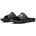 thumbnail image 3 of Sandalia Slide Under Armour Locker IV para niños, color negro, talla 4US, 3 of 4