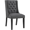 thumbnail image 1 of Modway Chaise de Salle à Manger en Tissu Baronet Gris, 1 of 4