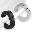 thumbnail image 4 of Guardurnaity Pendientes Clip Vintage Superficie lisa Push-back Cross Ear Clips Headwear Hombre Decoraciones Negro Tamaño libre Hombre Ornamento Ropa, zapatos y accesorios Miscelánea, 4 of 6