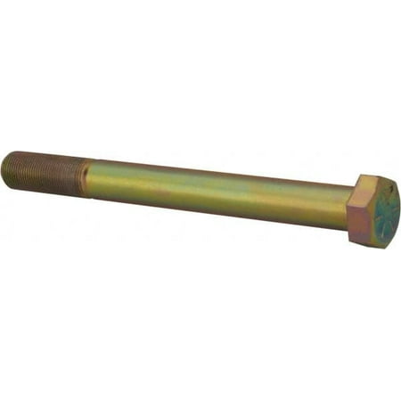 

Made in USA 1-14 UNF 10 Length Under Head Hex Head Cap Screw Partially Threaded Grade 8 Alloy Steel Zinc Yellow Dichromate Finish 1-1/2 Hex