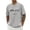 A1-Light Gray606, variant on XIAONU Flag Letter Print Short Sleeve T-Shirt for Men Crew Neck Everyday Casual Tees