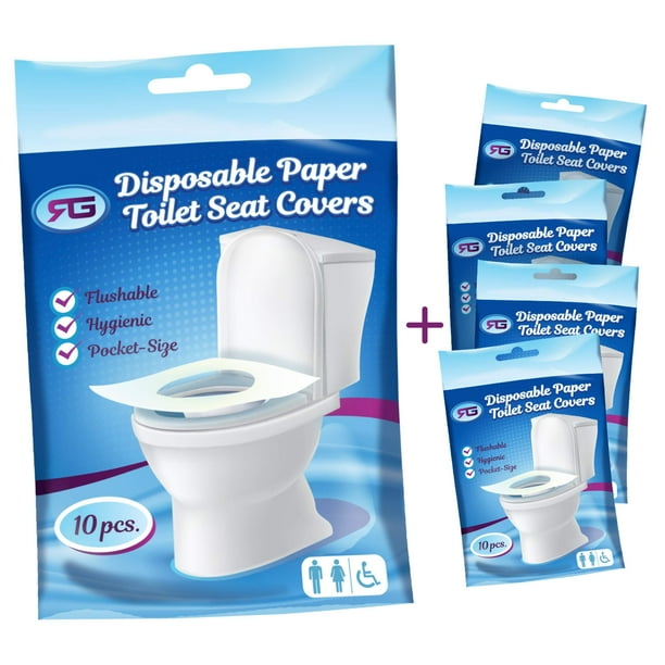 Rockland Guard - Disposable Toilet Seat Covers Flushable ...