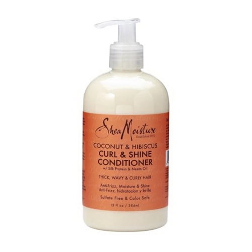 Shea Moisture Coconut and Hibiscus, Curl and Shine Hair Conditioner, 19