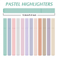 thumbnail image 4 of 2X Aesthetic Highlighters Cute Assorted Colors Bible Highlighters Pens No Bleed with Soft Tip 12 Color Aesthetic Pens, 4 of 7