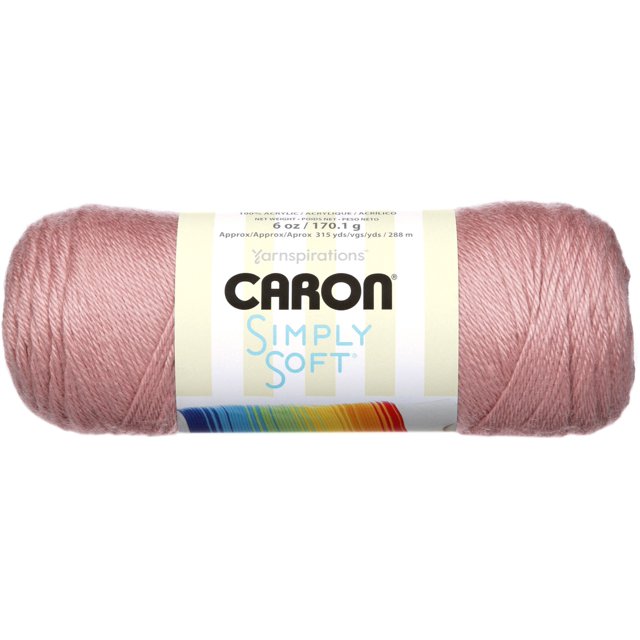Fil Caron® Simply Soft®, Acrylique #4 Moyen, 6oz/170g, 315 Yards