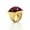 red, variant on Agate stone Ring 316L Stainless Steel Rings Fashion Jewelry Charm Ring unique anillo punk anel rubi