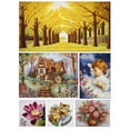 thumbnail image 6 of Counted Easy Cross Stitch Kits Watercolor Koala Color Stamped Embroidery for Starter Kits DIY 11CT Stamped Patterns Embroidery Needlework Kit Supplies 12 Inch Hoop Included(119-f), 6 of 6