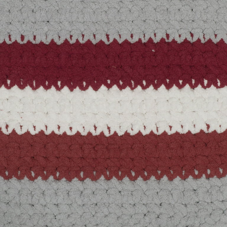 Bernat Blanket Stripes Yarn - Red Alert