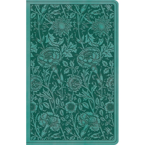 ESV Premium Gift Bible (Trutone, Teal, Floral Design), (Hardcover)