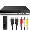 thumbnail image 1 of DVD player for TV with HDMI, all regions DVD player, CD player for home stereo system, HDMI & RCA cable included., 1 of 5