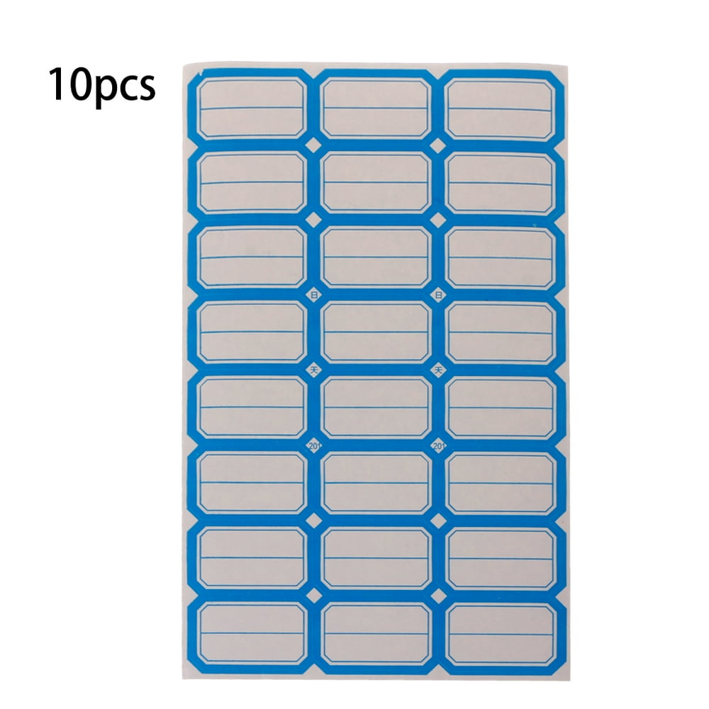 240 Pcs Self Adhesive Sticky Blank Label Paper Label Can Be Classified - Walmart.com - Walmart.com