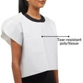 thumbnail image 2 of McKesson Exam Capes for Adults - Poly and Deluxe Tissue, Front or Back Opening, Unisex - White, One Size Fits Most, 21 in x 30 in, 100 Count, 2 of 11