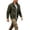 Army Green, variant on Utility Jacket For Men Military Field Jacket Stand Collar Snap Closure Coat Multi Pocket Ribbed Cuffs Casual Spring Fall Outdoor Outerwear