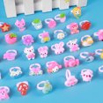 thumbnail image 5 of 36pcs Girls Jewelry Rings Cartoon Rings Prented Play and Dress Up Accessory Kids Birthday Party Favors (Assorted), 5 of 5