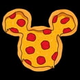 thumbnail image 2 of Boy's Mickey & Friends Mickey Mouse Pizza Silhouette  Pull Over Hoodie Black X Large, 2 of 4