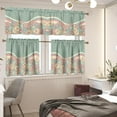thumbnail image 6 of Sage Green Hippie Kitchen Curtains and Valances Set,3 Piece Small Window Valance Sets Treatment Drapes for Kitchen, Bedroom, Living & Dining Room by Achim Home Decoration, 6 of 6