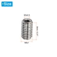 thumbnail image 2 of Unique Bargains Adaptateurs Filetage Manchon Réducteur Écrou M6x1.0 Mâle à M3x0.5 Femelle pour Réparer Insert Écrou Vis Réducteur 10mm 20 Pcs, 2 of 5