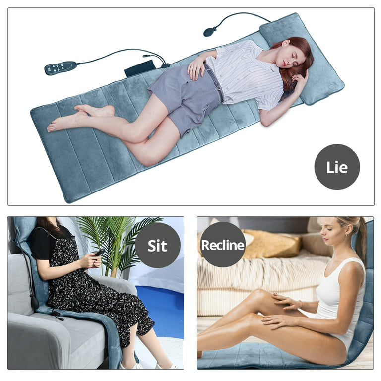 Electric Full Body Massager Chair Neck Back Waist Massage Cushion Shiatsu  Heat Vibration Kneading Massage Pad Home Car Massage - AliExpress