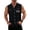 Black, variant on American Flag Men's Tank Top 1776 Collared Button Down Shirts Stars Stripes Summer Sleeveless Shirts with Pockets Brown XL