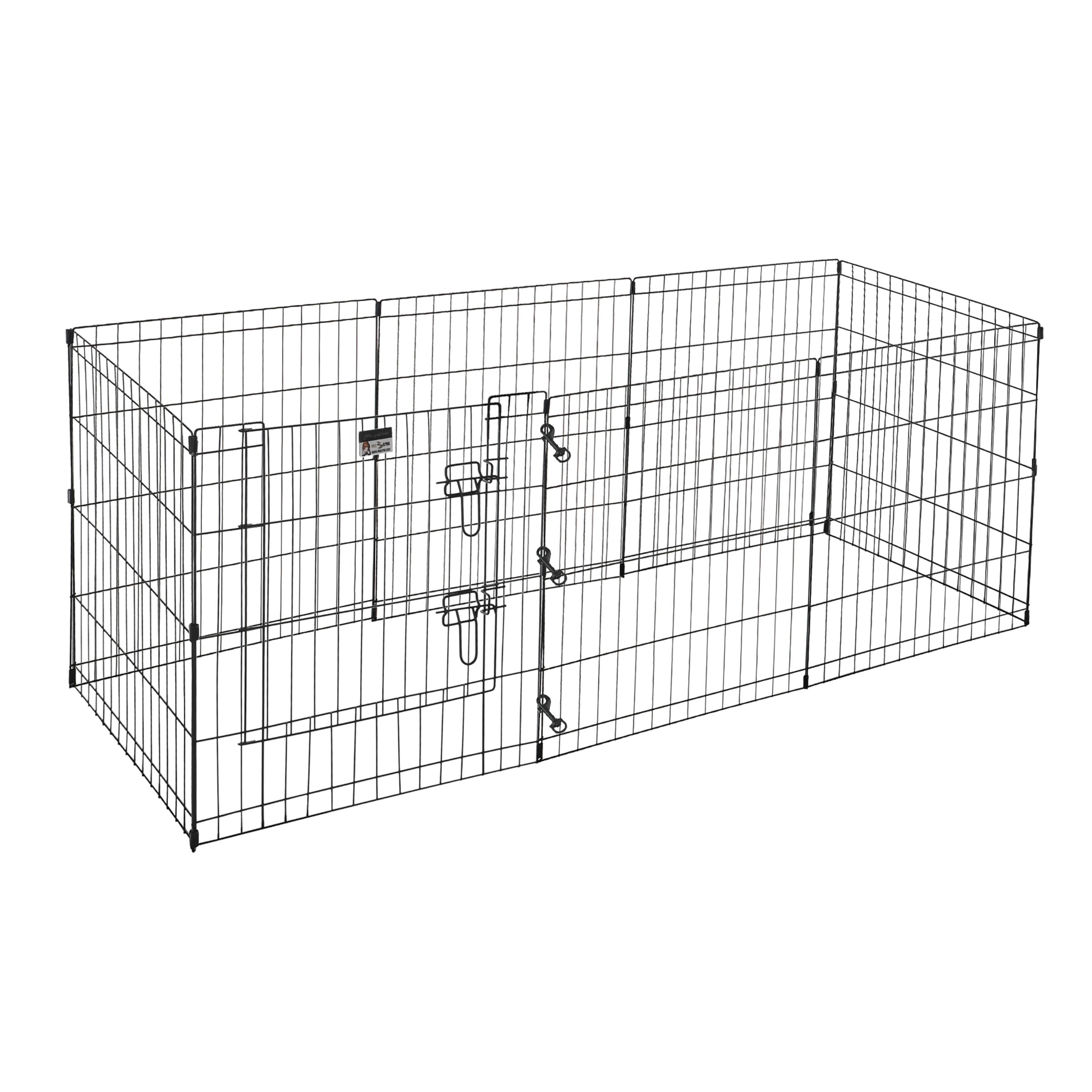PETMAKER Indoor/Outdoor Foldable Puppy Dog Playpen with Eight 24in Panels