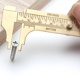 thumbnail image 2 of Calibradores a vernier retro Mini calibre deslizante de latón Calibrador portátil Vernier de bolsillo JShteea Para estrenar, 2 of 7