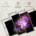 thumbnail image 6 of Elephant Stock Sparkling Crab Nebula Wall Art - Horizontal Multi Panel Canvas - Living Room Wall Decor - Astronomy & Space Multi Panel - Black And Beige Decor By Nasa - 52" x 32", 6 of 8