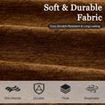 thumbnail image 5 of Jessy Home Sofa Cover Slipcover Couch Cover Protector Durable Multi-Function Furniture Cover for Pets Dogs Cats Home Decor Sofa Covers for Living Room 71"x 150"Dark Brown, 5 of 9