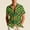 Green(New)K1, variant on PNTUTB Men's St. Patrick's Day Fashion Print Casual Loose Comfort Collared Button Down Short Sleeve Blouse