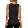 thumbnail image 4 of Jaunzuar Workout Tank Tops Woman Wide Strap Summer Sleeveless Tops Outdoor Running Athletic Tank Tops, S-3XL, 4 of 8