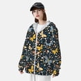 thumbnail image 3 of Balery Flowers Butterfly Sudadera ligera de manga larga con capucha y protección solar UPF 50+ para hombre y mujer, ideal para pesca y running-3X-Large, 3 of 7