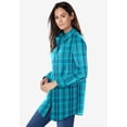 thumbnail image 2 of Woman Within Plus Size Petite Perfect Long Sleeve Shirt, 2 of 6