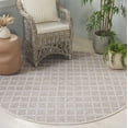 thumbnail image 2 of SAFAVIEH Montauk Elwyn Checkered Cotton Area Rug, Beige/Ivory, 6' x 6' Round, 2 of 10
