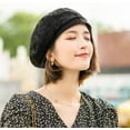 thumbnail image 7 of YooGuoGuo Women's Chic Lace Beret French Dress Beret Vintage Summer Fascinator Hats for Ladys, 7 of 7