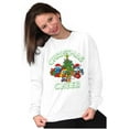 thumbnail image 3 of Smurfs Holiday Christmas Cheer Sweatshirt for Men or Women Brisco Brands X, 3 of 6