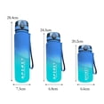 thumbnail image 6 of sunsanly Water Bottle BPA Free Leak-proof Gradient Color Sport Cup for School Drinking Cup Travel Drinking Mug, 6 of 8