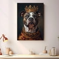 thumbnail image 4 of Dog Canvas Print Funny American Staffordshire Terrier Dog Painting Poster Vintage Wall Art Starry Night Artwork Picture for Bedroom Decor, 4 of 6