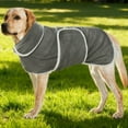thumbnail image 5 of Hearth & Gear Thickened Winter Warm Bathrobe Soft Absorbent Towel Material After Bath Drying Robe Gown Cozy Comfortable Apparel For Small Medium Large Animals Pet Clothes Hangers Small Pet Clothes, 5 of 5